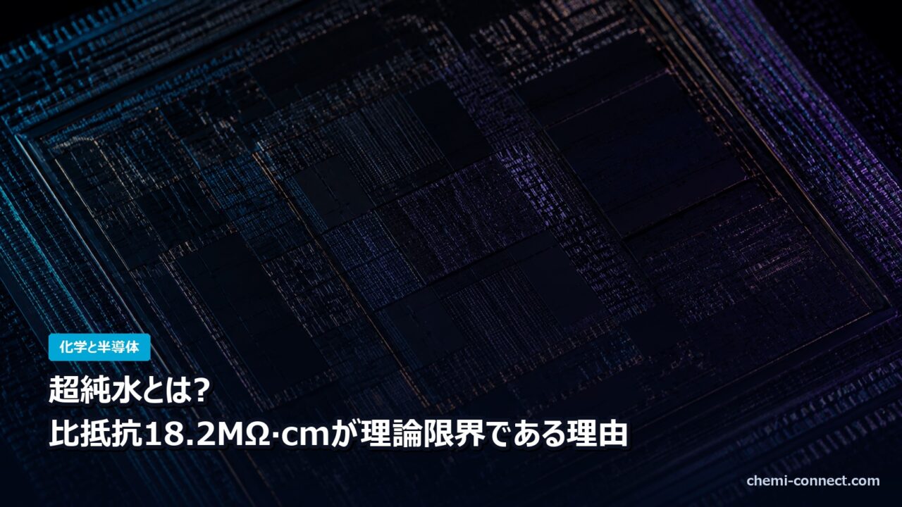 超純水とは 比抵抗18.2MΩcmが理論限界である理由