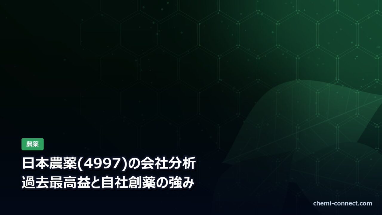 日本農薬(4997)の会社分析