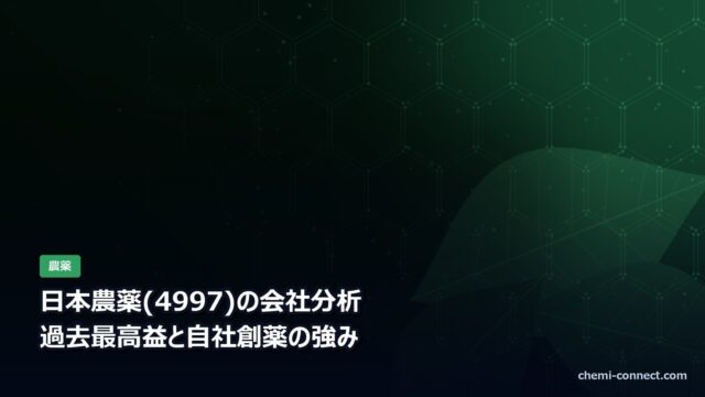 日本農薬(4997)の会社分析