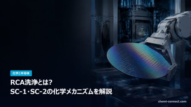 RCA洗浄とは SC-1 SC-2の化学メカニズム