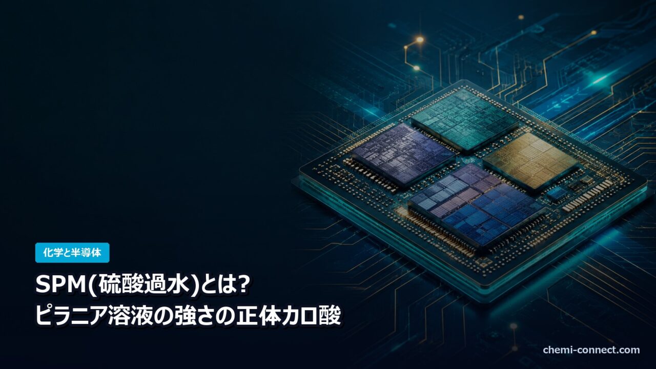 SPM 硫酸過水 ピラニア溶液の化学
